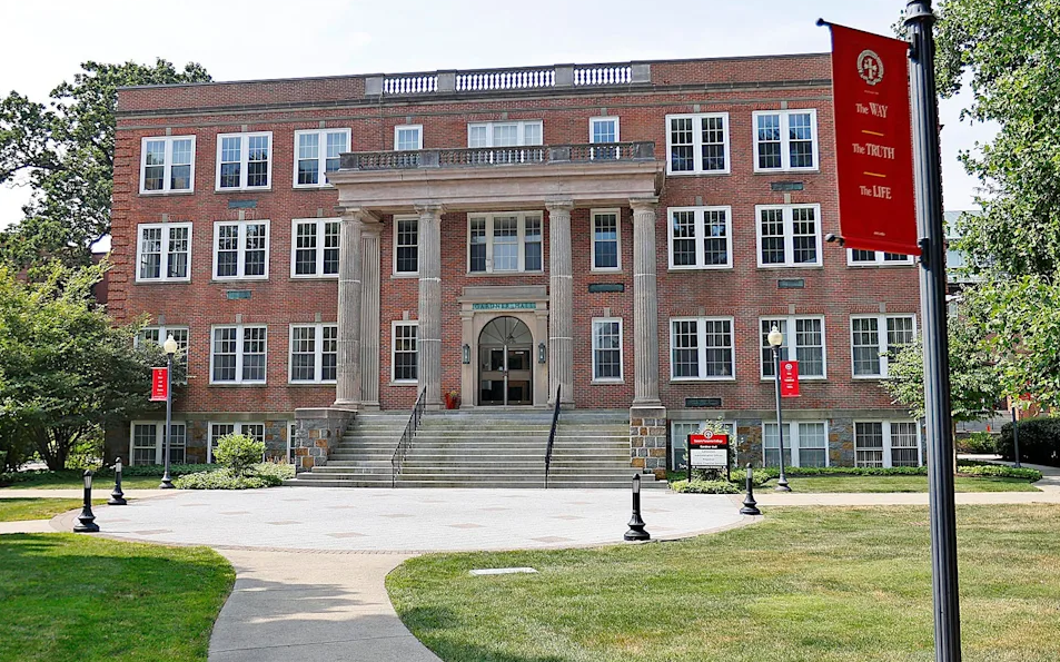 Photo of the former Eastern Nazarene College campus in Quincy Massachusetts