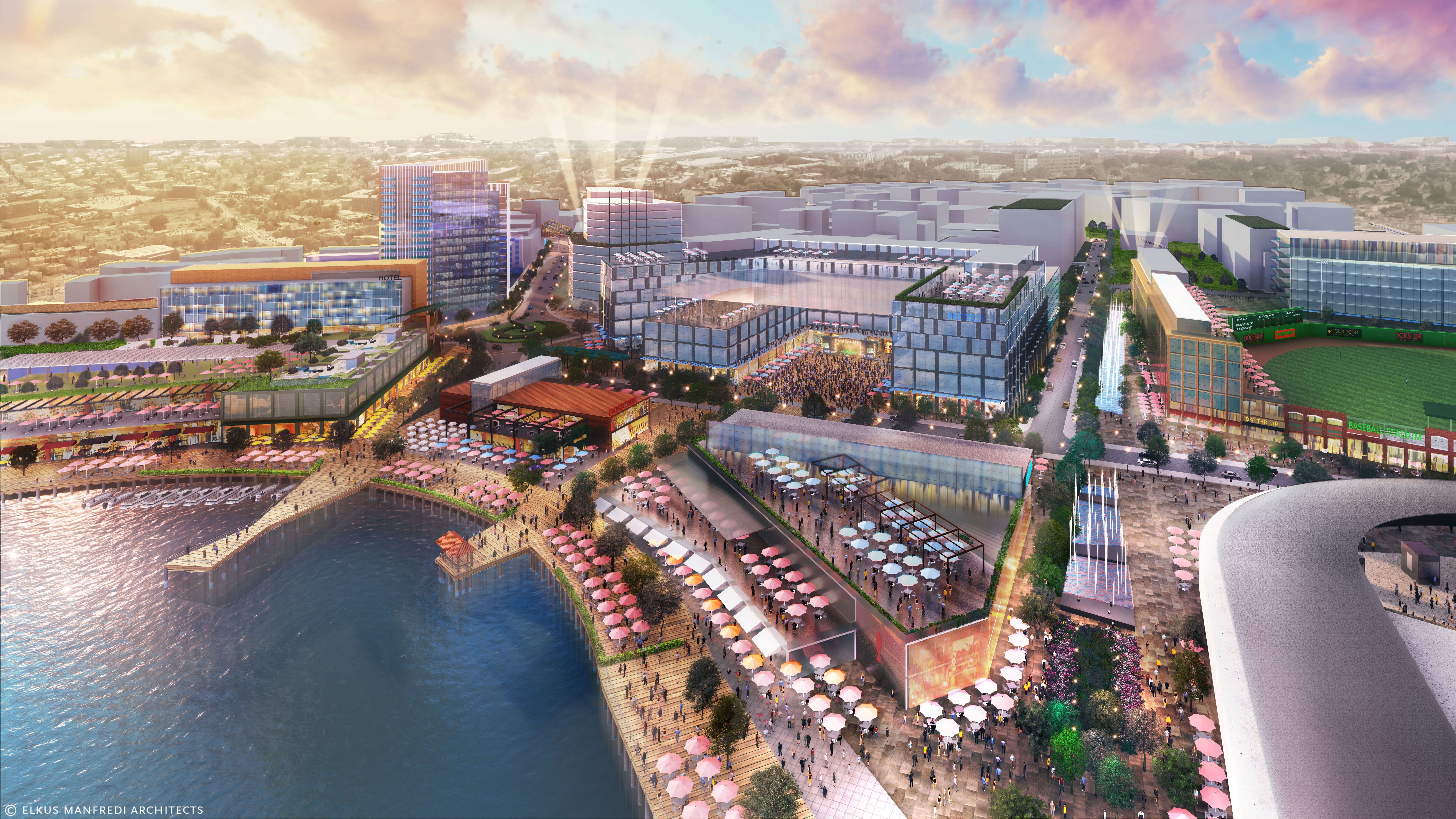 Union Point redevelopment master plan or rendering